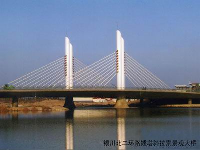 银川北环矮塔斜拉工程图